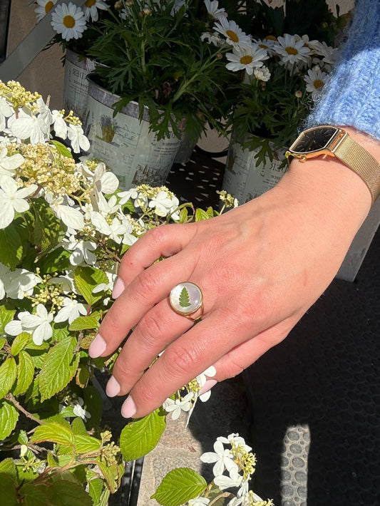 Bague Adèle - Fougère