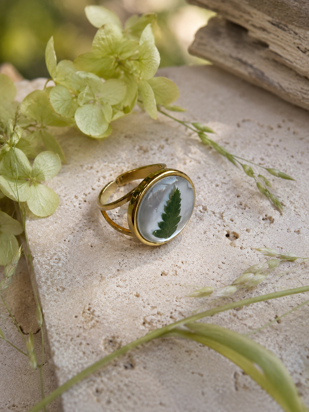 Bague Adèle - Fougère
