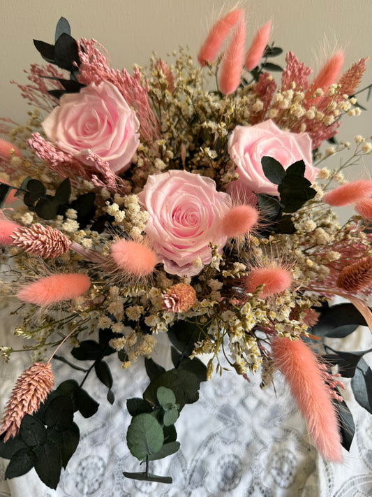 Bouquet éternel rose