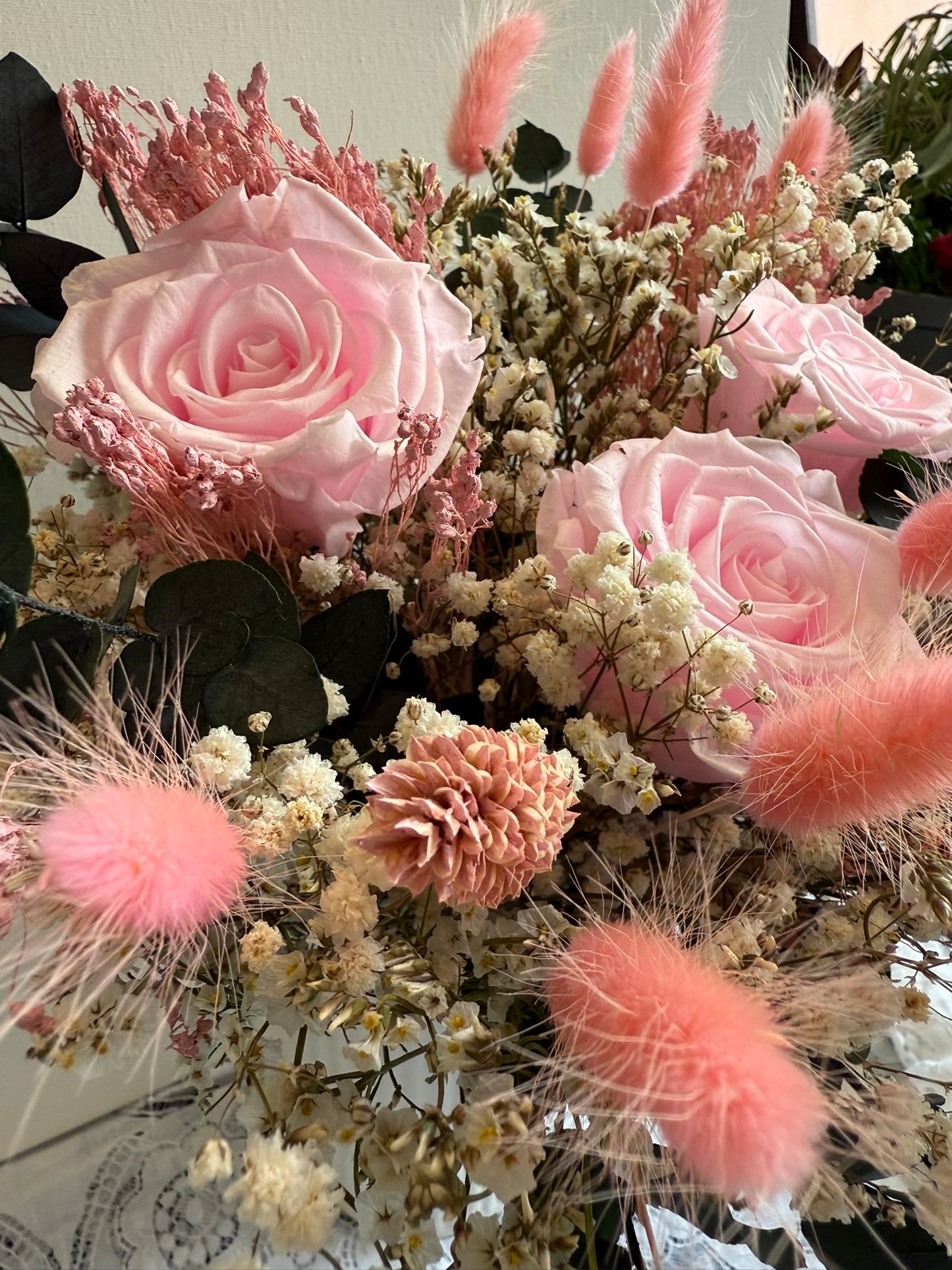 Bouquet éternel rose