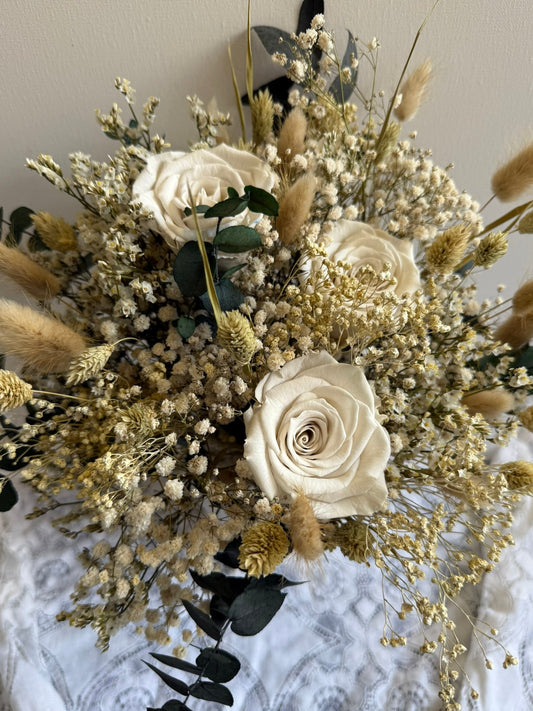 Bouquet éternel blanc