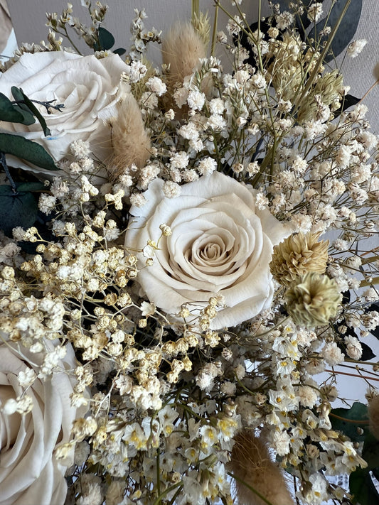 Bouquet éternel blanc