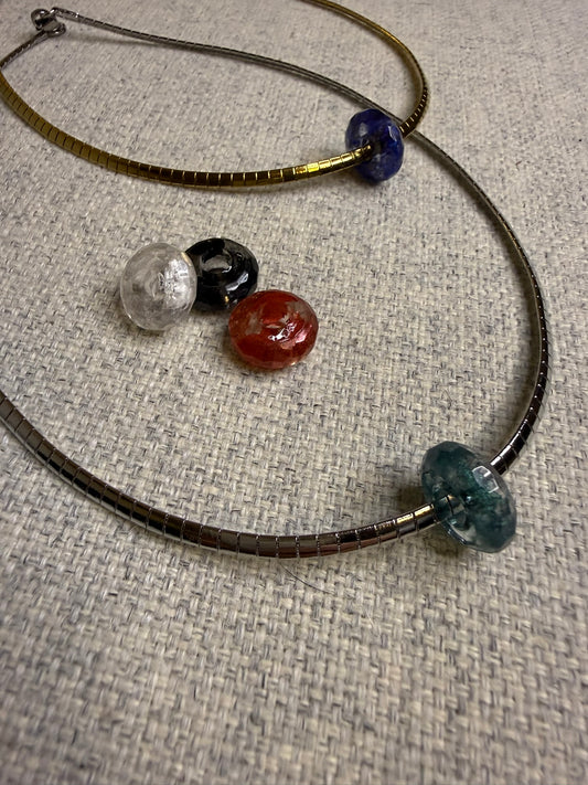 Collier Diane - Interchangeable 2 pendentifs