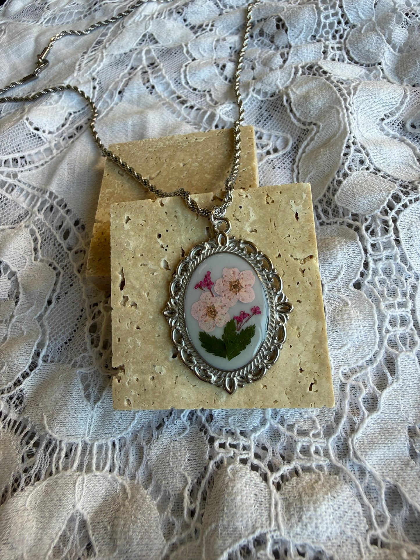 Collier Célestine - Rose
