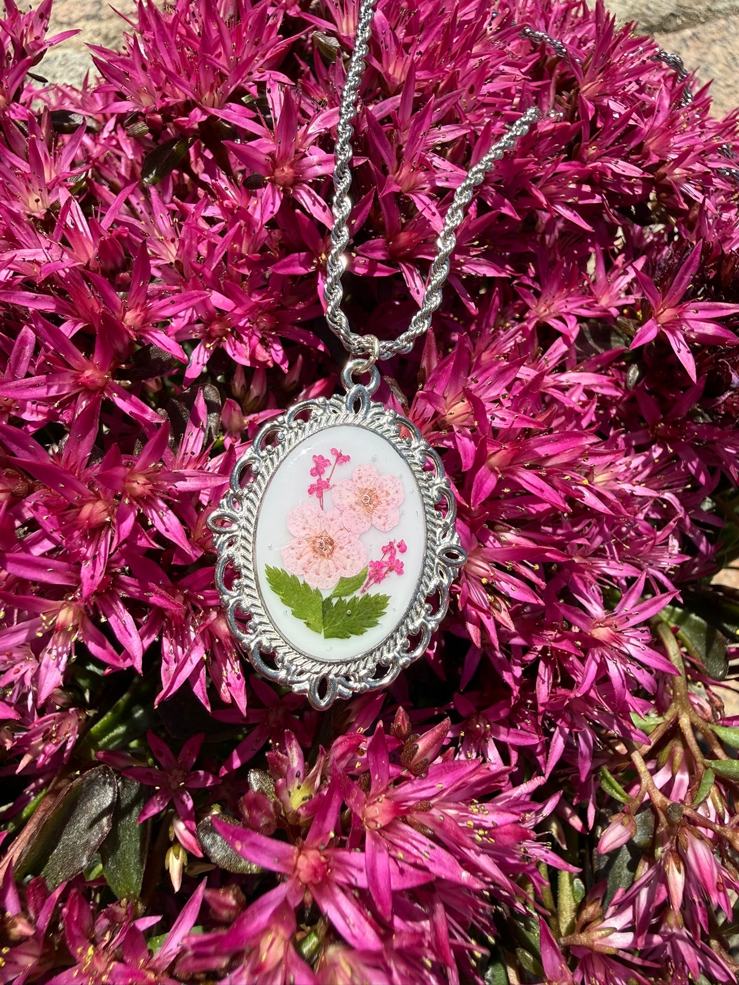 Collier Célestine - Rose